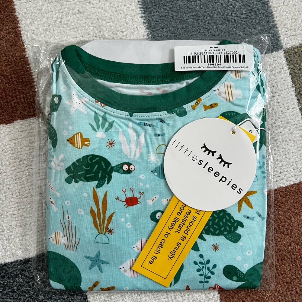 Little Sleepies Sea Turtles PJs